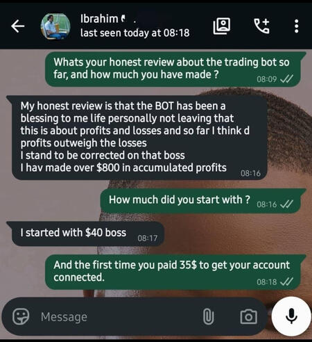 Neme Made 100% of his account in less than 15 min