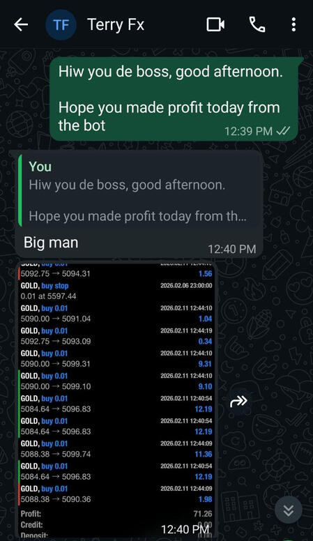 Neme Made 100% of his account in less than 15 min